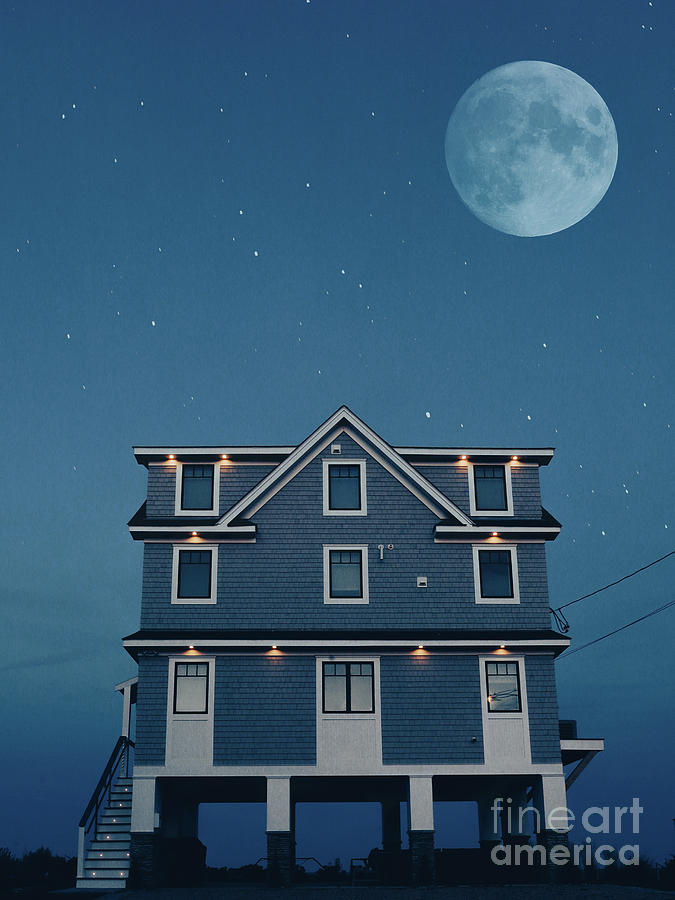 Narragansett by the Moon Photograph by Edward Fielding