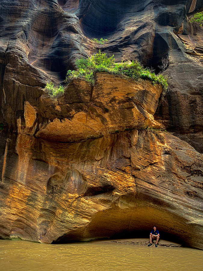 Narrow Canyon Rocks  Photograph by John A Rodriguez
