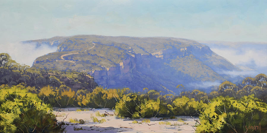 Narrow Neck Blue Mountains Painting