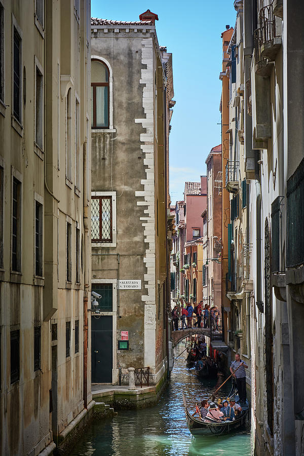 Narrow water roads in Venice, Italy Photograph by Eduardo Accorinti ...