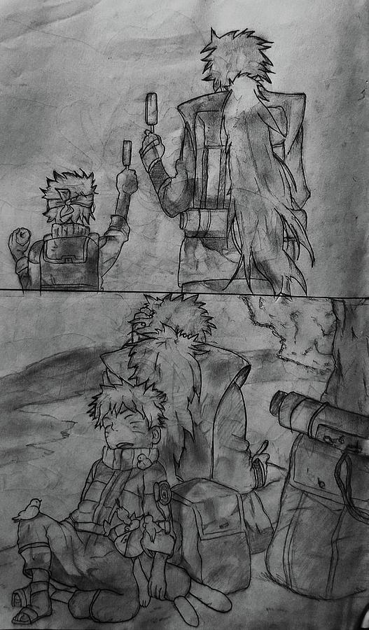 Pencil Drawing, Naruto Sketch Art, naruto, sketch art, art work