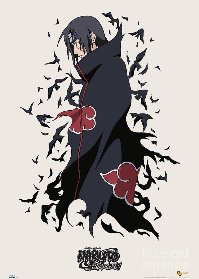 Naruto-itachi Uchiha vintage Digital Art by Vectoria Smiko - Fine Art ...