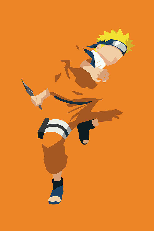 Naruto Minimal Digital Art by Lac Lac - Fine Art America