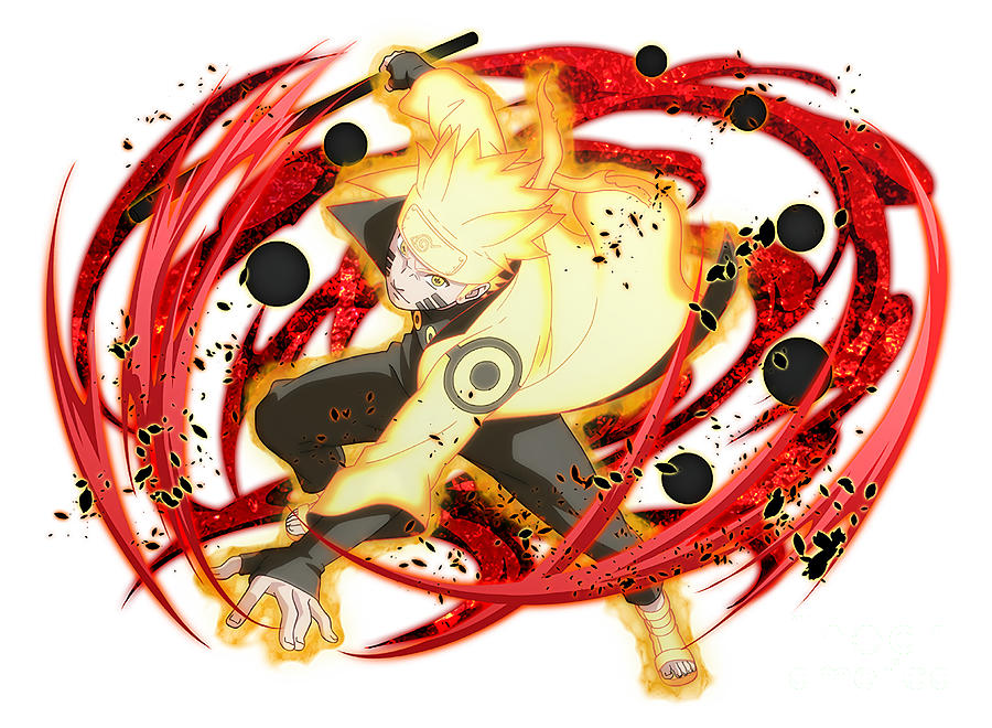 Naruto Rikudou Mode Digital Art by Katharine Sean - Fine Art America