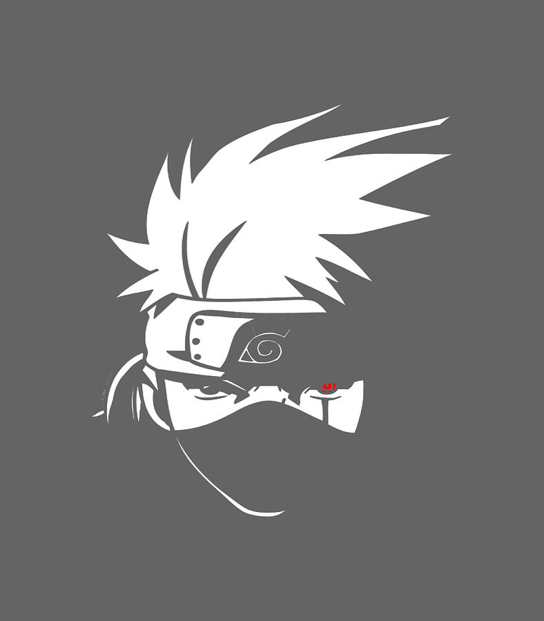 Naruto Shippuden Kakashi Head Digital Art by Archy Kaatya - Fine Art ...