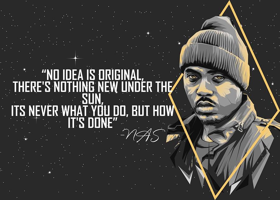 NAS Rapper Hip Hop-02 Digital Art by Kha Dieu Vuong - Fine Art America