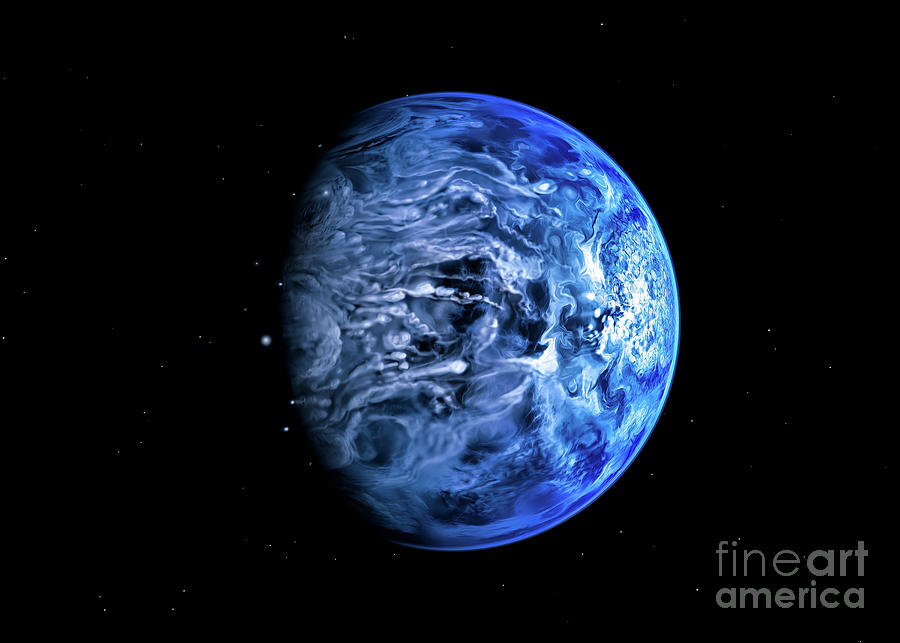 NASA Impression of Exoplanet HD 189733b Photograph by M G Whittingham