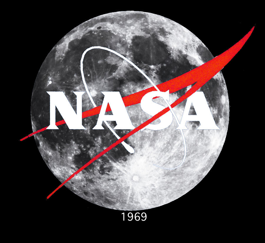 NASA Moon Landing 1969 Painting by Tony Rubino