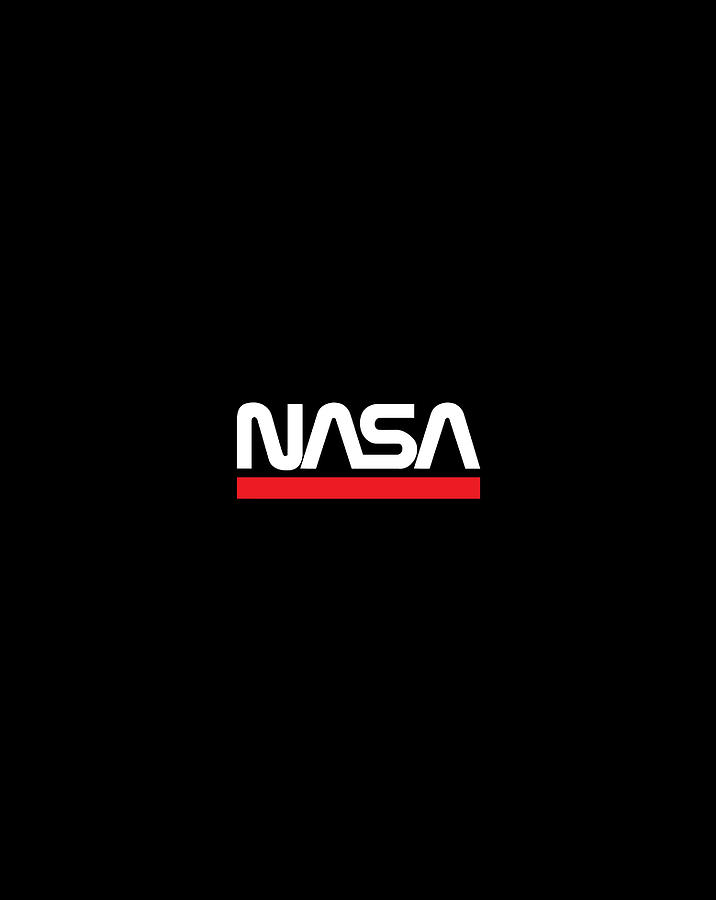 Nasa Shirt Worm Logo Chest Insignia Red Stripe Graphic Drawing by ...