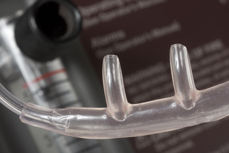Nasal Cannula Oxygen Tube Photograph by Hkpnc