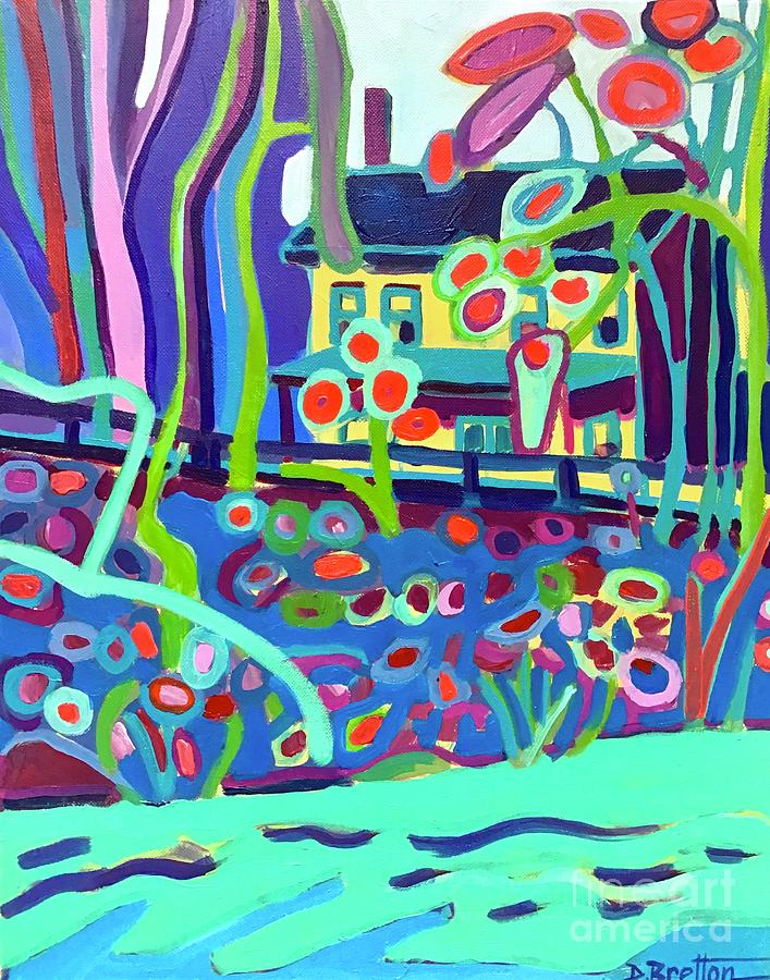Nashua River Watershed Painting by Debra Bretton Robinson