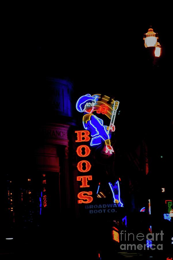 Nashville Boots Photograph by David Bearden