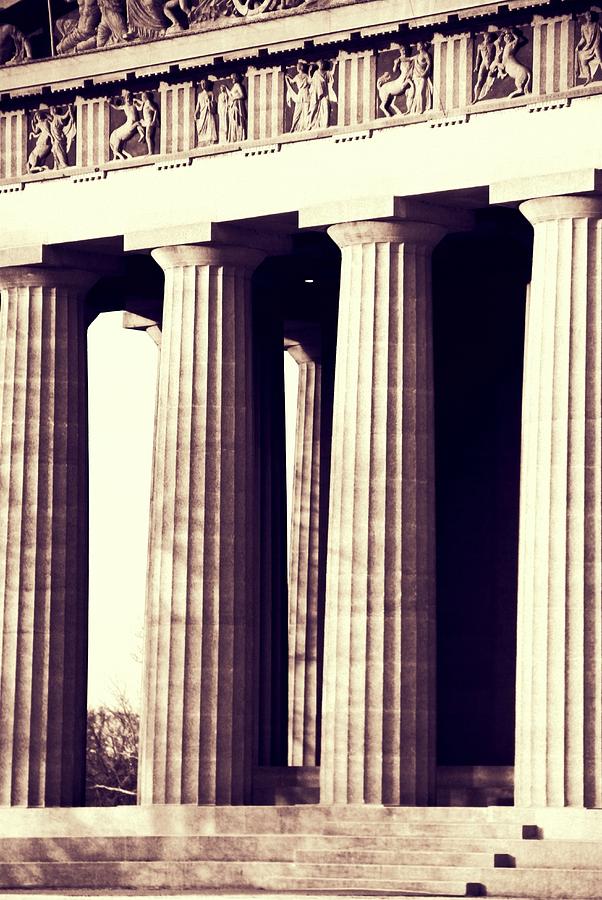 Greek Photograph - Nashville Parthenon Columns by Dan Sproul