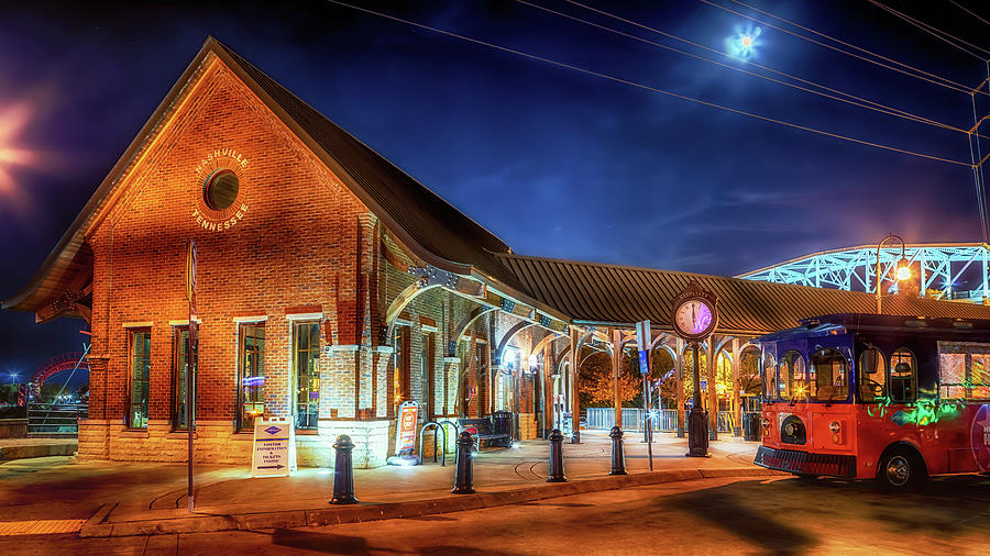Nashville Riverfront Station Photograph by Susan Rissi Tregoning