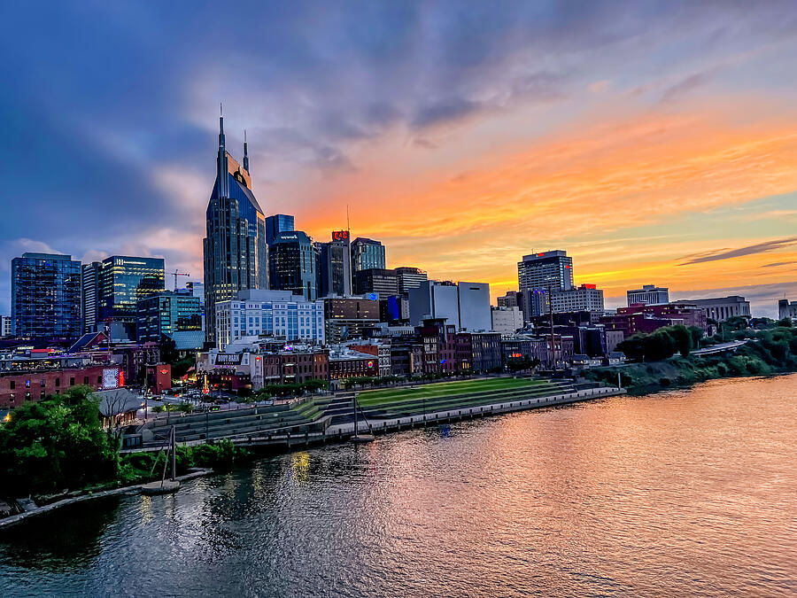 Nashville Sunset Photograph by Bill Gallagher - Fine Art America