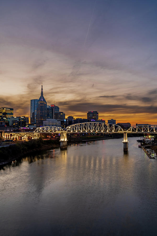 Nashville Sunset Photograph by Flowstate Photography
