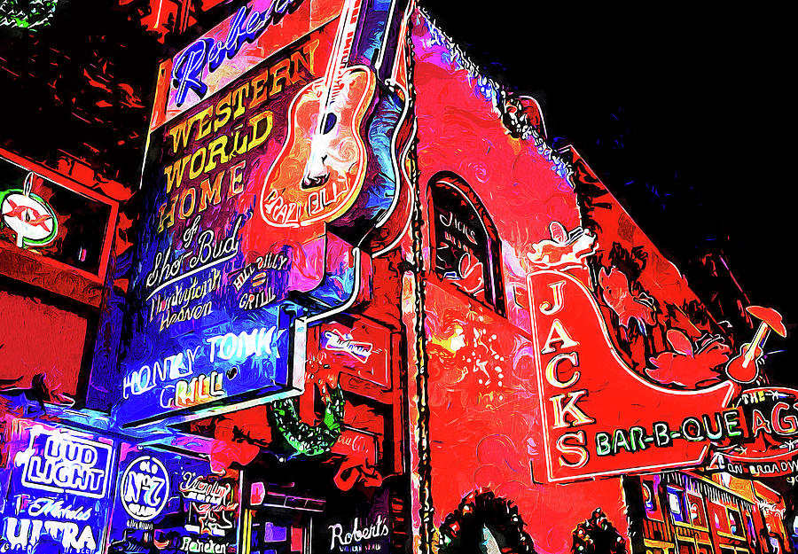Nashville, Tennessee - 11 Painting by AM FineArtPrints