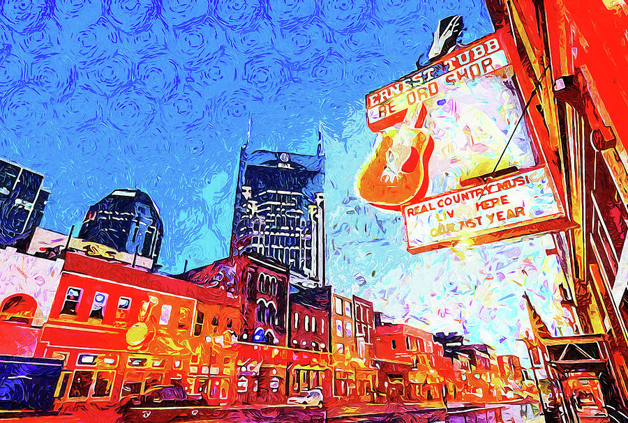 Nashville, Tennessee - 12 Painting by AM FineArtPrints