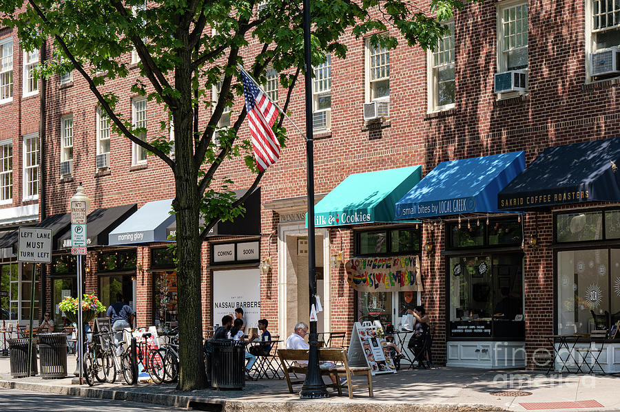 Nassau Street In Princeton Photograph By Bob Phillips 6246