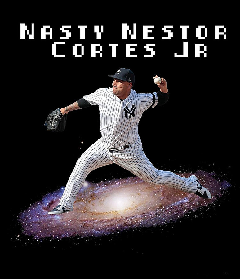 Nasty-Nestor-Cortes-JR Digital Art by Aldo Wafford - Pixels