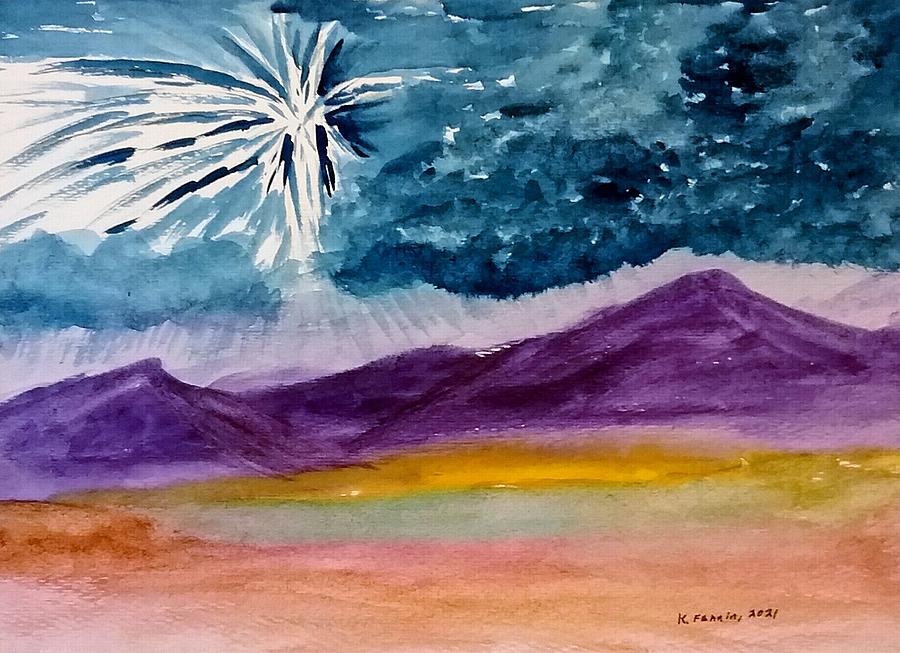 Natal Star Painting by B Kathleen Fannin