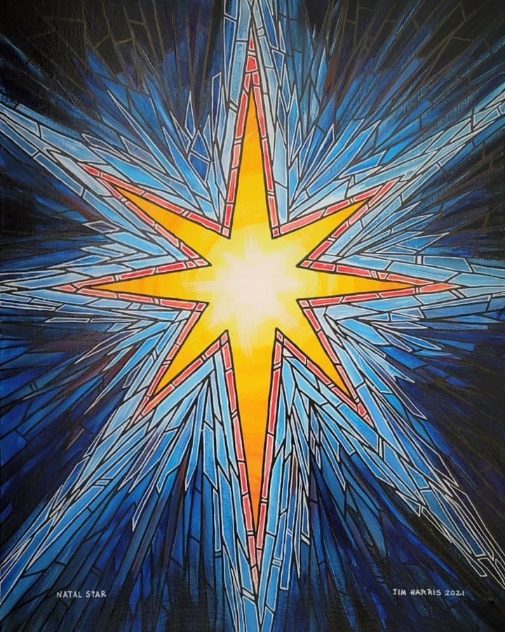 Natal Star Painting by Jim Harris