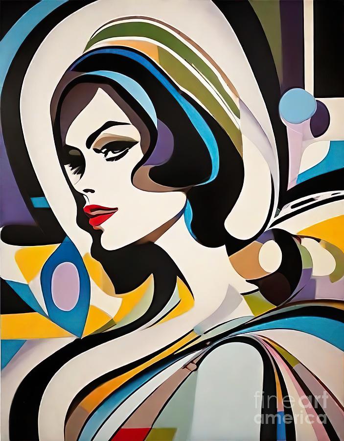 Natalie Wood abstract 2 Digital Art by Movie World Posters