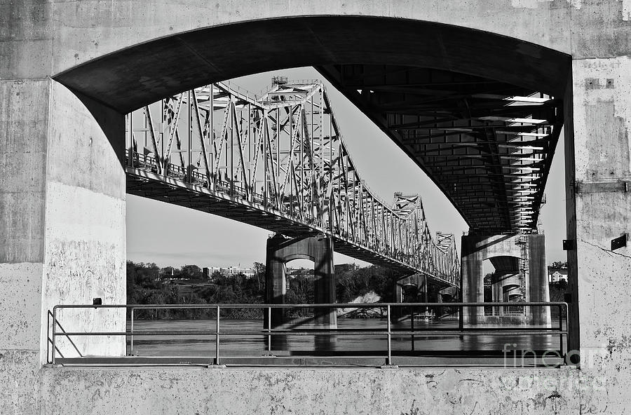 Natchez to Vidalia Bridge Photograph by Ron Long