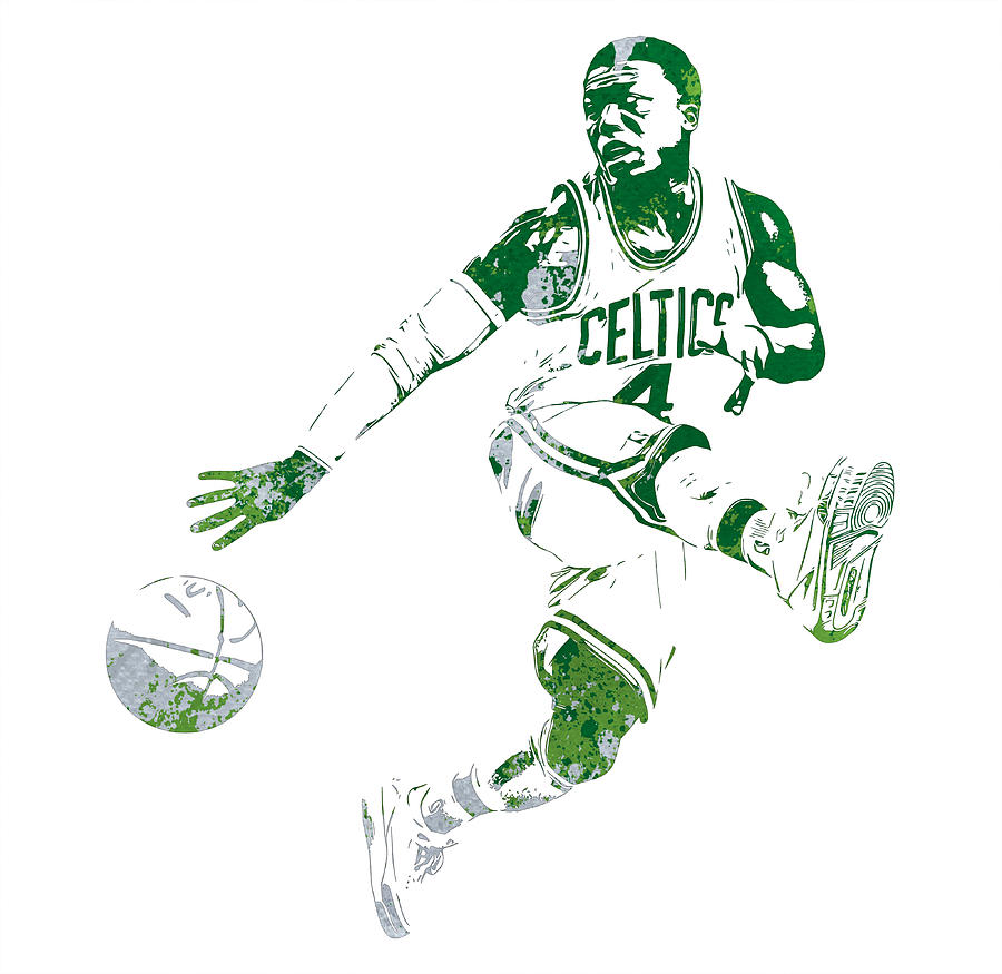 Nate Robinson Boston Celtics Pixel Art 2000 Mixed Media by Joe Hamilton ...