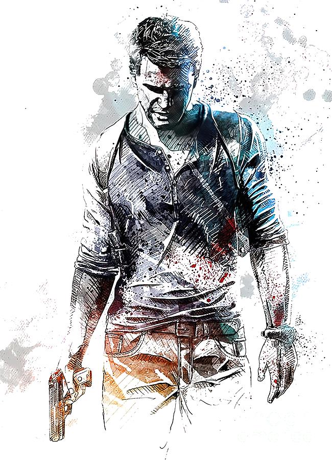 Nathan Drake Painting - Gunawan Rb