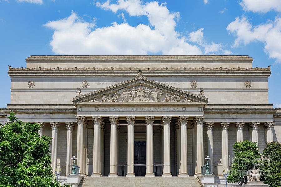 National Archives Building Photograph By Leslie Banks Fine Art America   National Archives Building Leslie Banks 