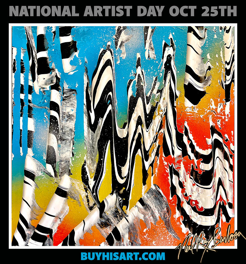 National Artist Day  Painting by Neal Barbosa