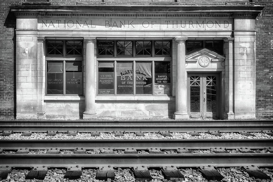 National Bank of Thurmond Facade - New River Gorge Photograph by Susan Rissi Tregoning