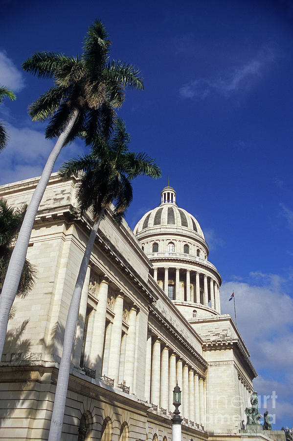 National Capitol Building Havana Cuba Photograph by James Brunker