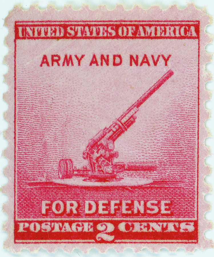 1940 National Defense Issue Series - Army And Navy Anti Aircraft Gun Photograph