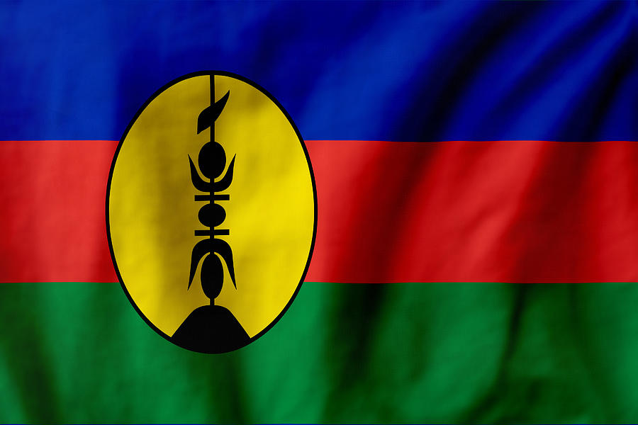 National flag of New Caledonia Photograph by Jarno Verdonk - Fine Art ...