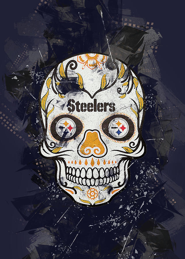 Nfl Pittsburgh Steelers Skull Men And Women 3d Full Printing Hoodie 