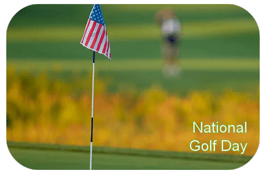 National Golf Day v8 Digital Art by Robert Banach National Golf Day v8 Digital Art by Robert Banach