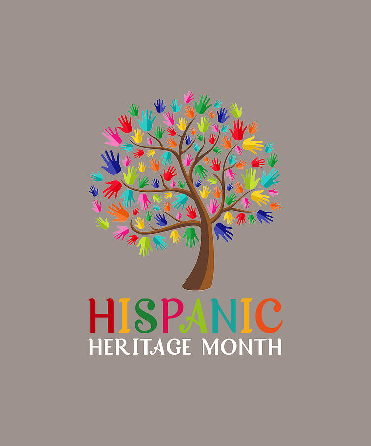 National Hispanic Heritage Month Tree Tshirt Digital Art by Felix | Pixels