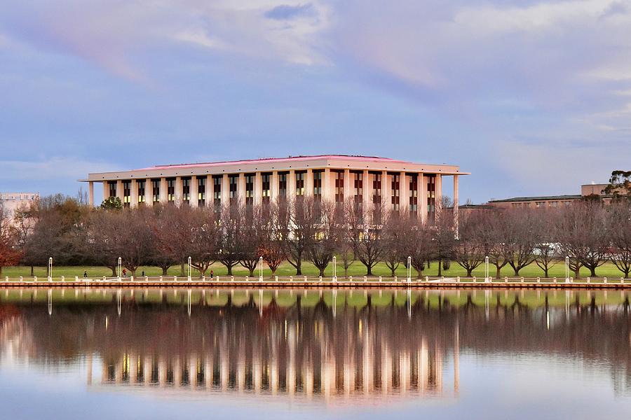 National Library Of Australia, Canberra Photograph By Garth Kirwin ...