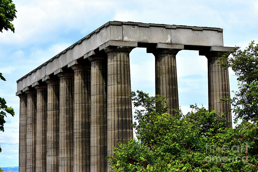 National Monument of Scotland, Calton Hill, Edinburgh Photograph by Yvonne Johnstone