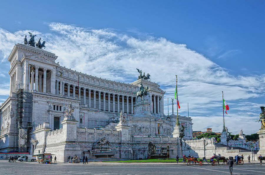 National Monument To Victor Emmanuel II - Rome Italy Photograph