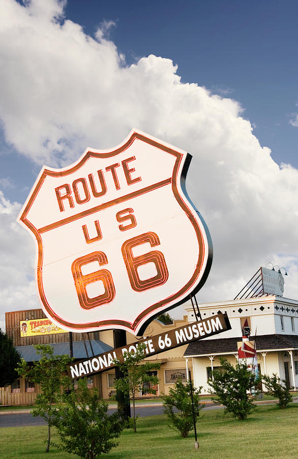 National Route 66 Museum vertical Photograph by Bob Pardue