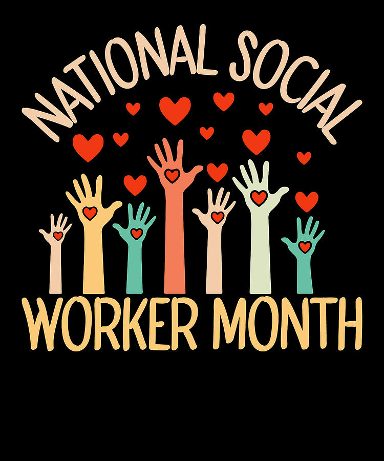 National social worker month Mixed Media by Norman W Fine Art America