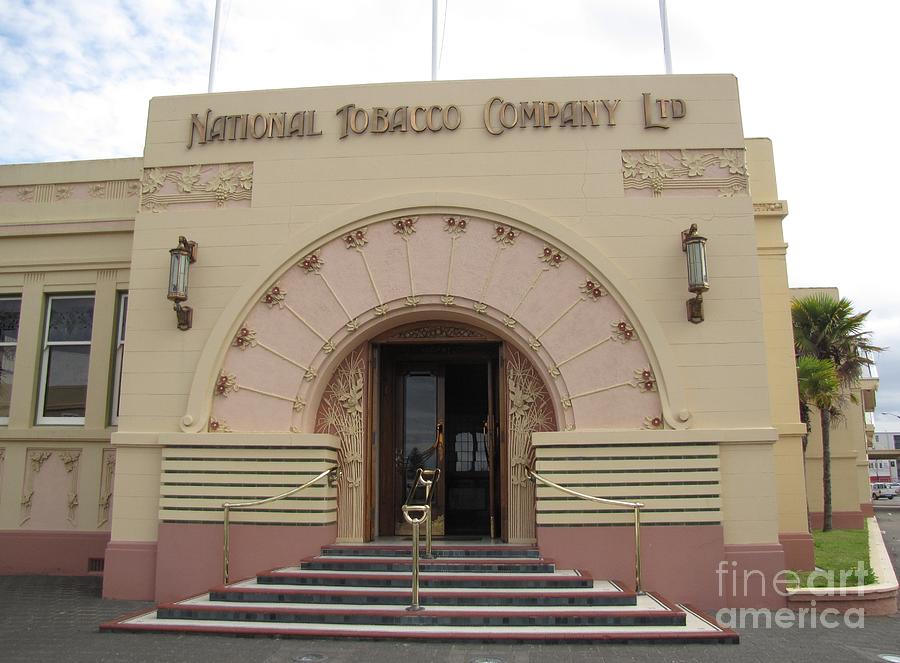 National Tobacco Building - Napier, NZ Photograph by World Reflections By Sharon