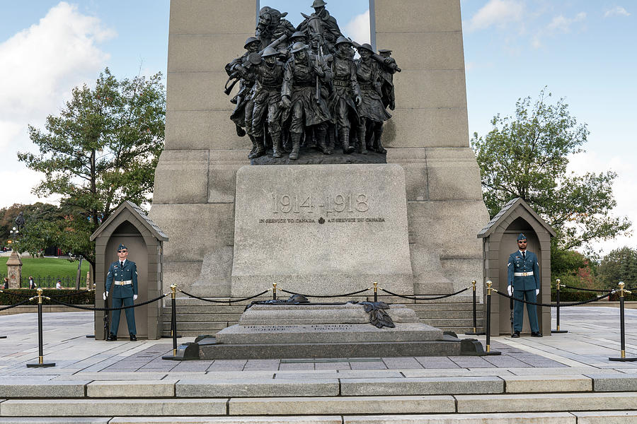 National War Memorial Guards Photograph by Michael Russell