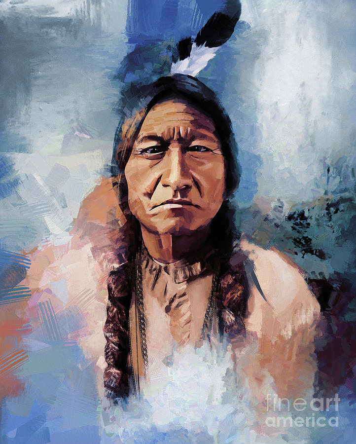 Native American Art Gh00441 Painting By Gull G Fine Art America