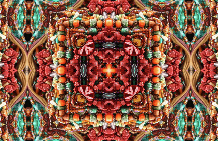 Native American Beaded Kaleidoscope Photograph by Lori Martin - Fine ...