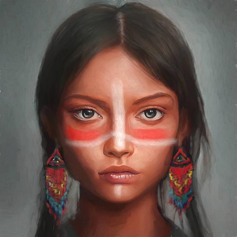 Native Girl Art Ph