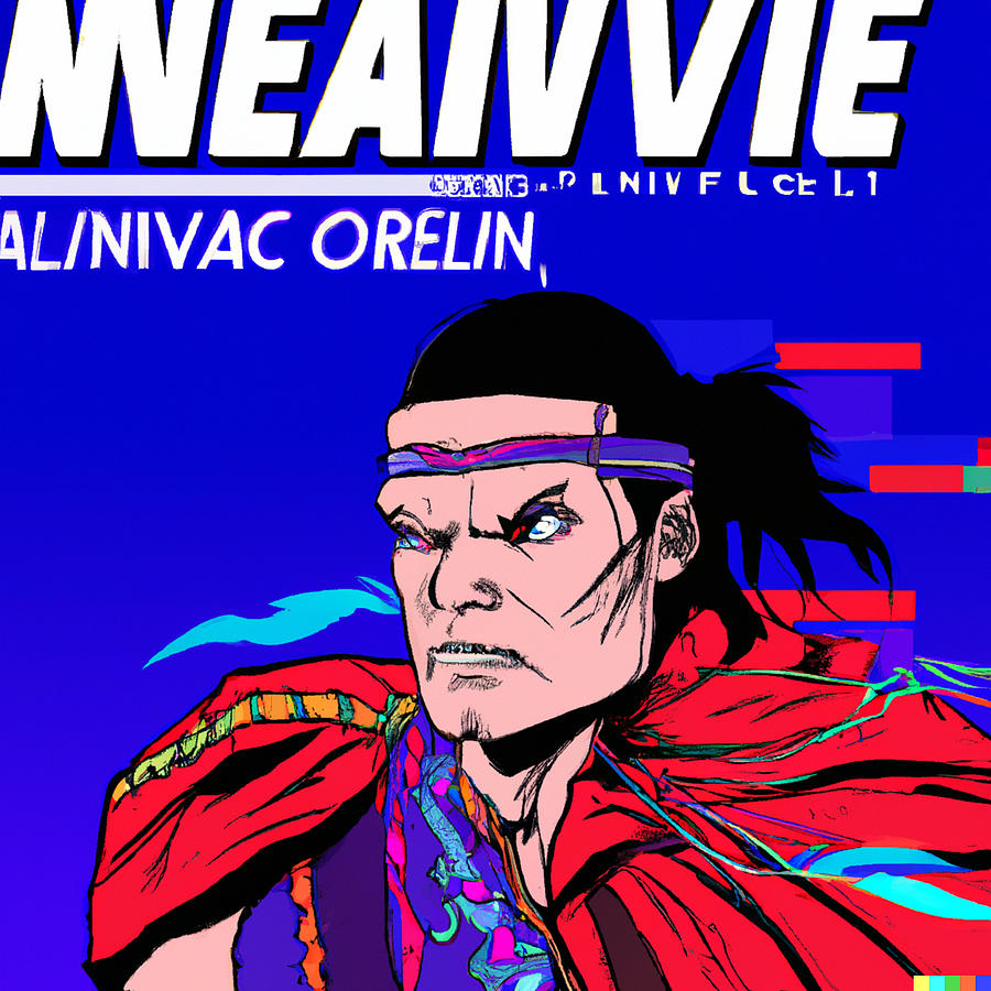 Native American Superhero #1 Digital Art by AI X Art - Pixels